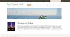 Desktop Screenshot of dubaisurvivalguide.com